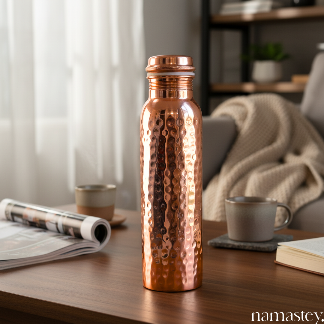 The Classic Hammered Copper Bottle (950ml)