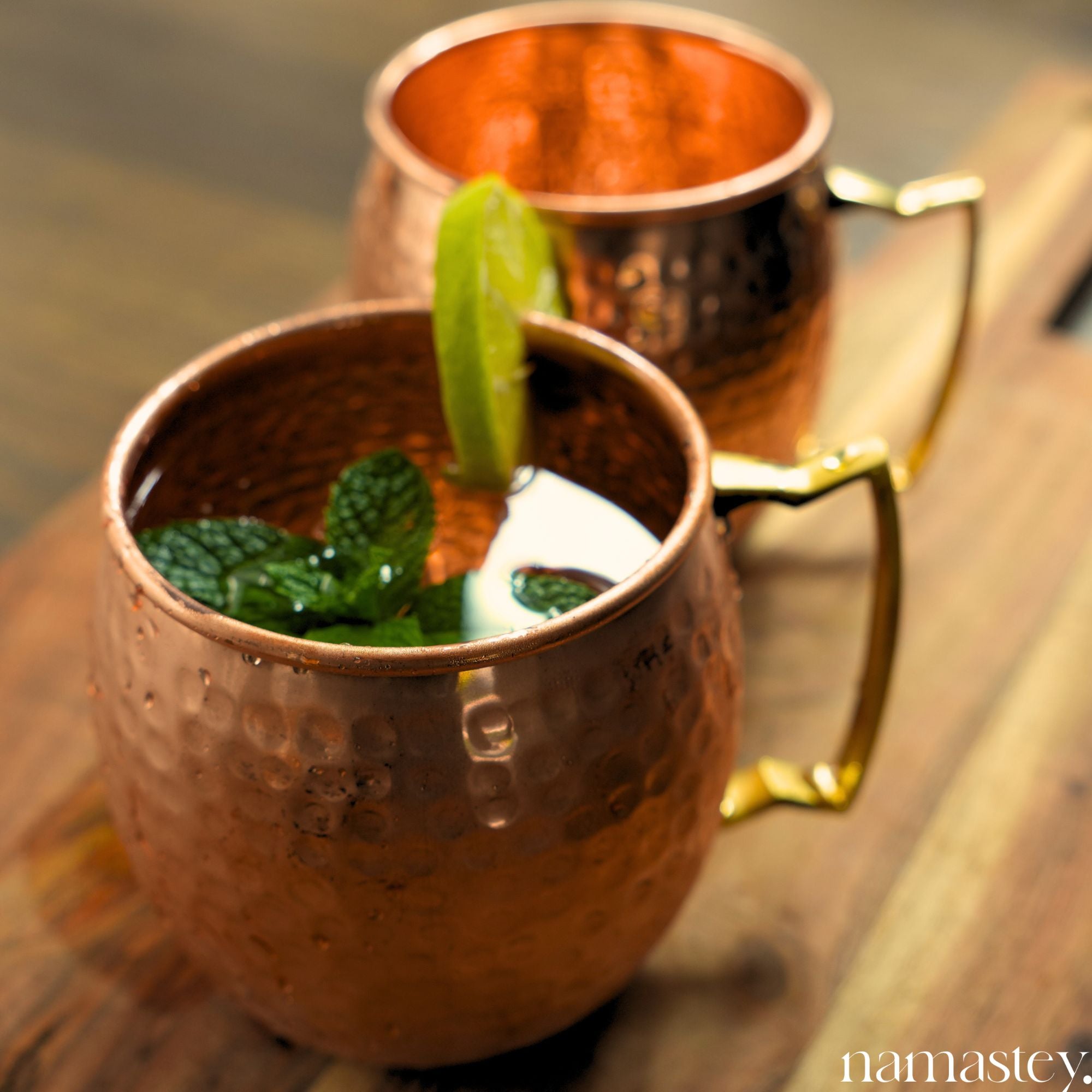 Dazzling Copper Mule Mugs for Cocktails and Beverages | Drinks Mule Mugs, 2 Pieces