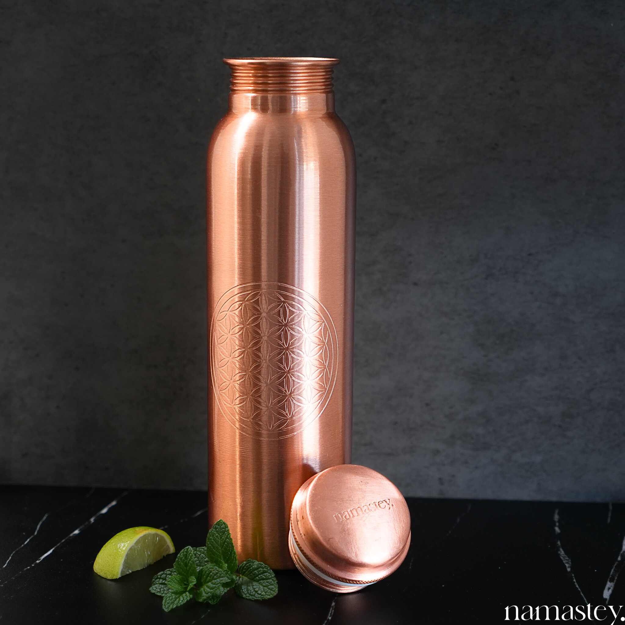 The Matte Artisan Copper Bottle (950ml)