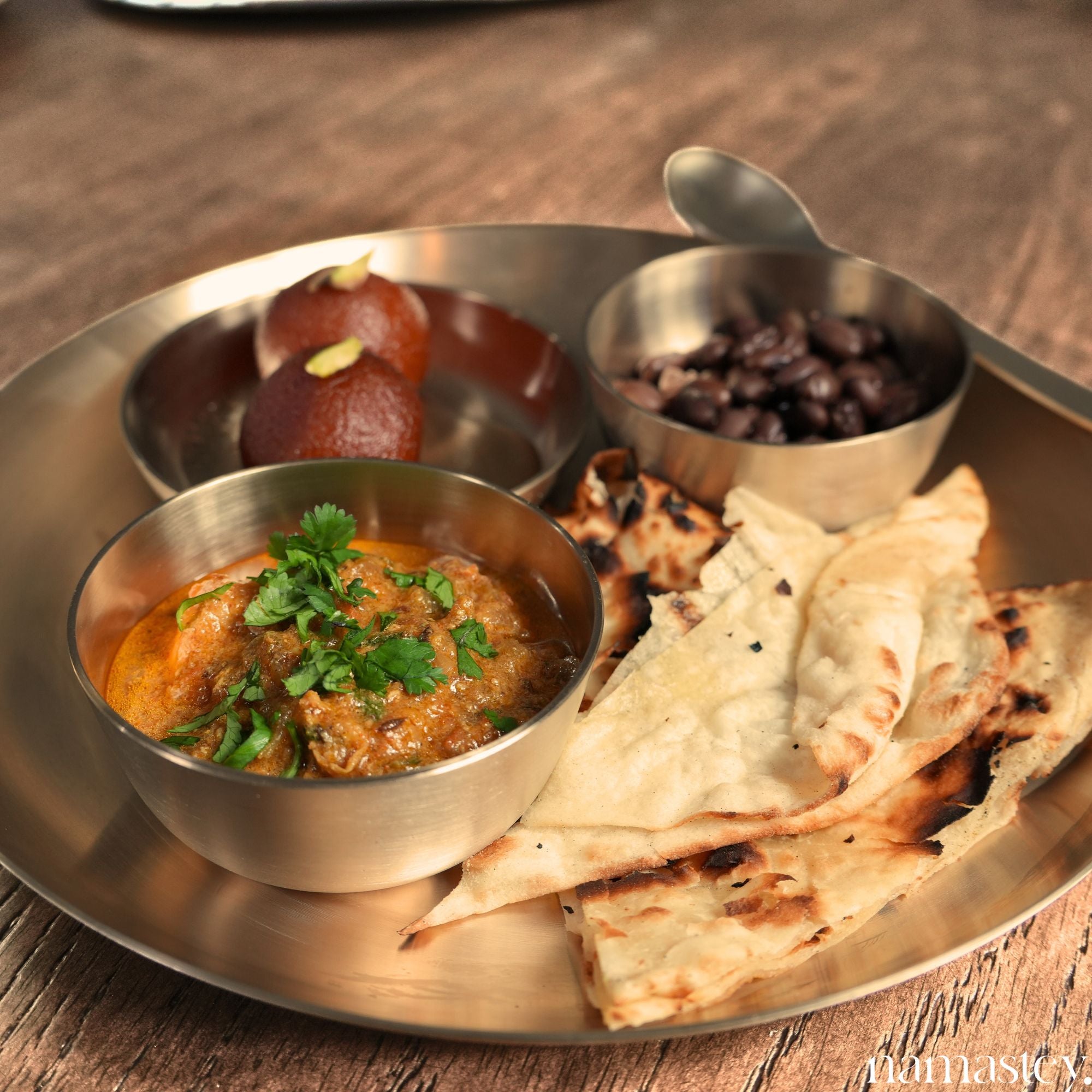Timeless Kansa Thali Set | Pure Bronze Dinnerware (Handcrafted in India)