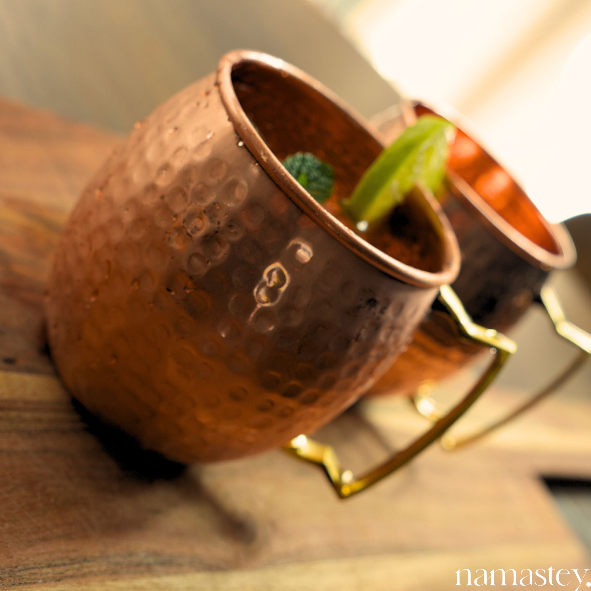 Dazzling Copper Mule Mugs for Cocktails and Beverages | Drinks Mule Mugs, 2 Pieces