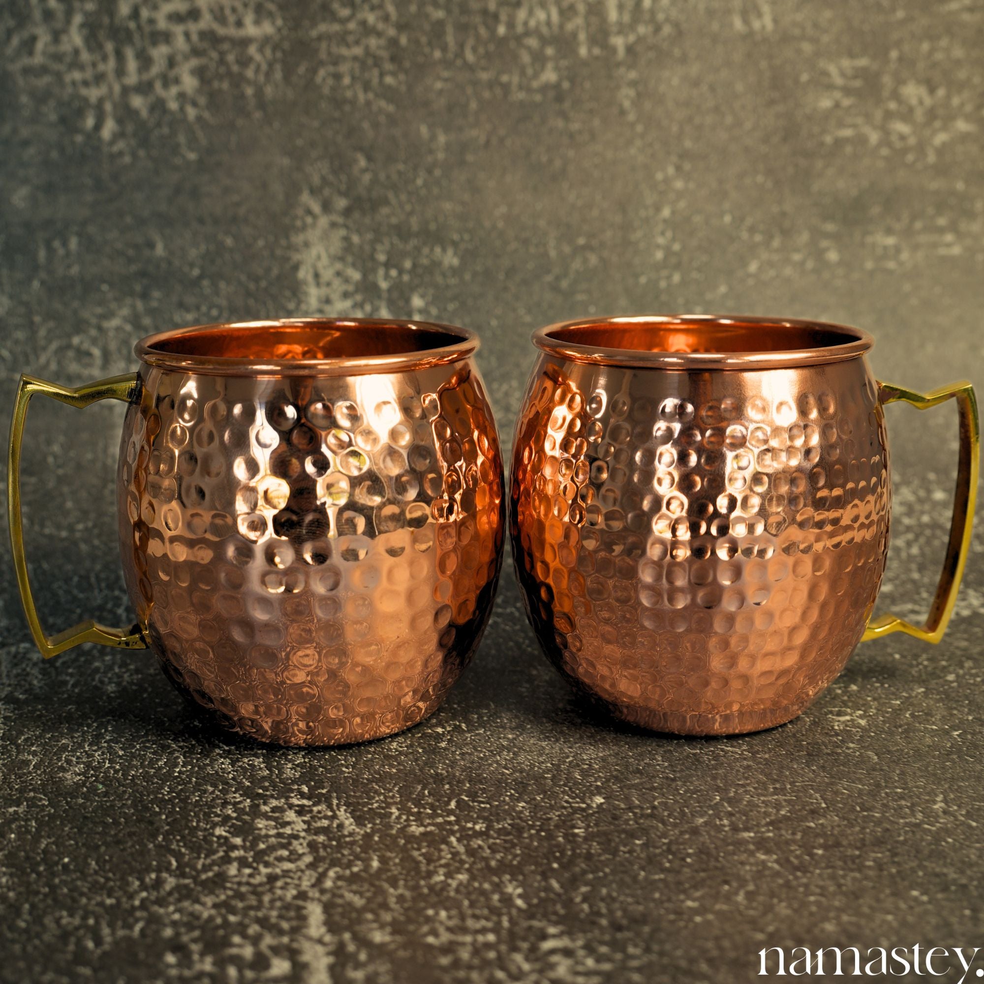 Dazzling Copper Mule Mugs for Cocktails and Beverages | Drinks Mule Mugs, 2 Pieces
