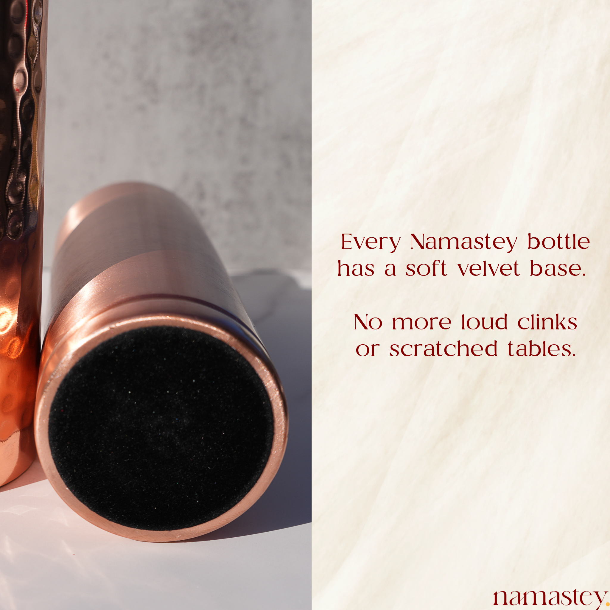 The Matte Artisan Copper Bottle (950ml)