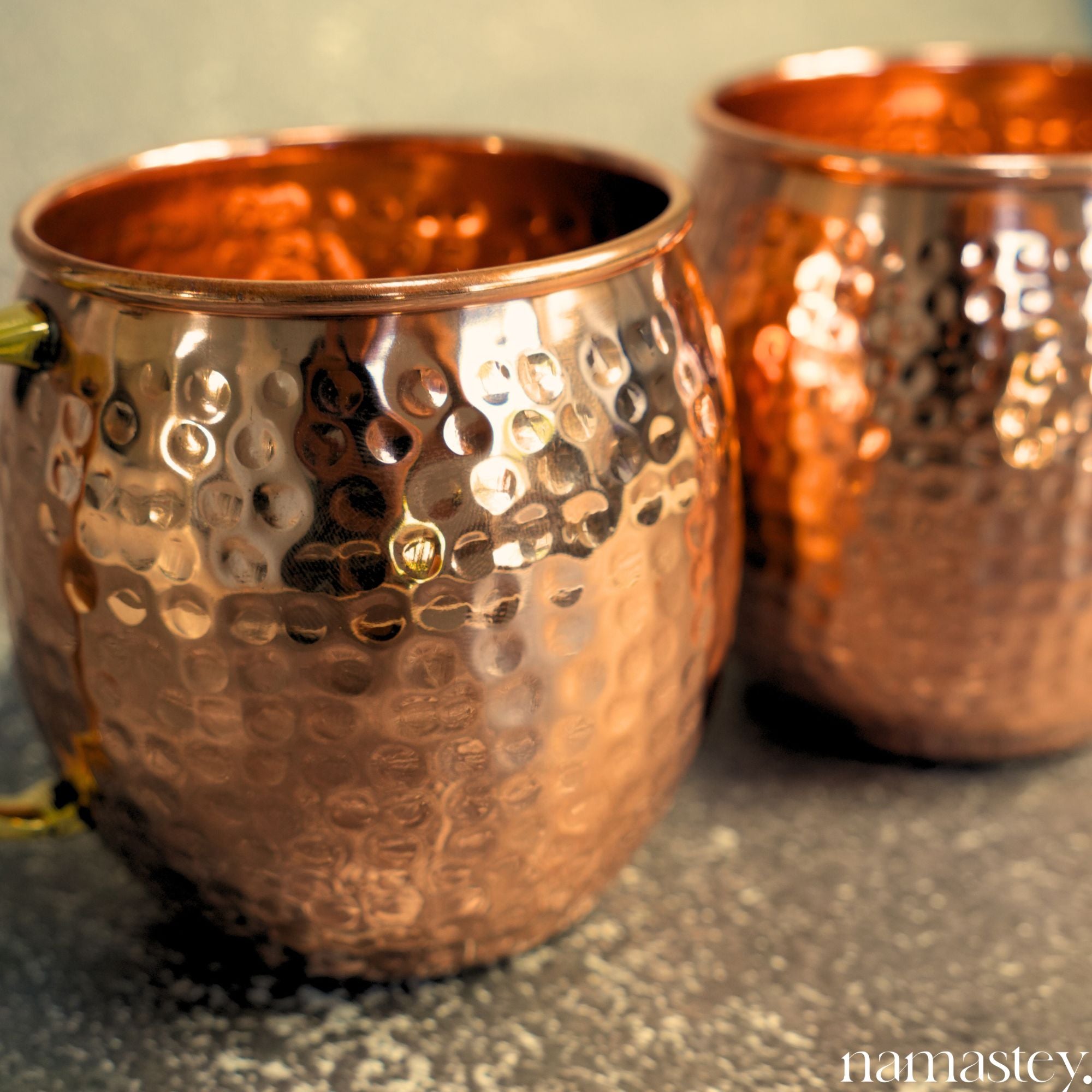 Dazzling Copper Mule Mugs for Cocktails and Beverages | Drinks Mule Mugs, 2 Pieces