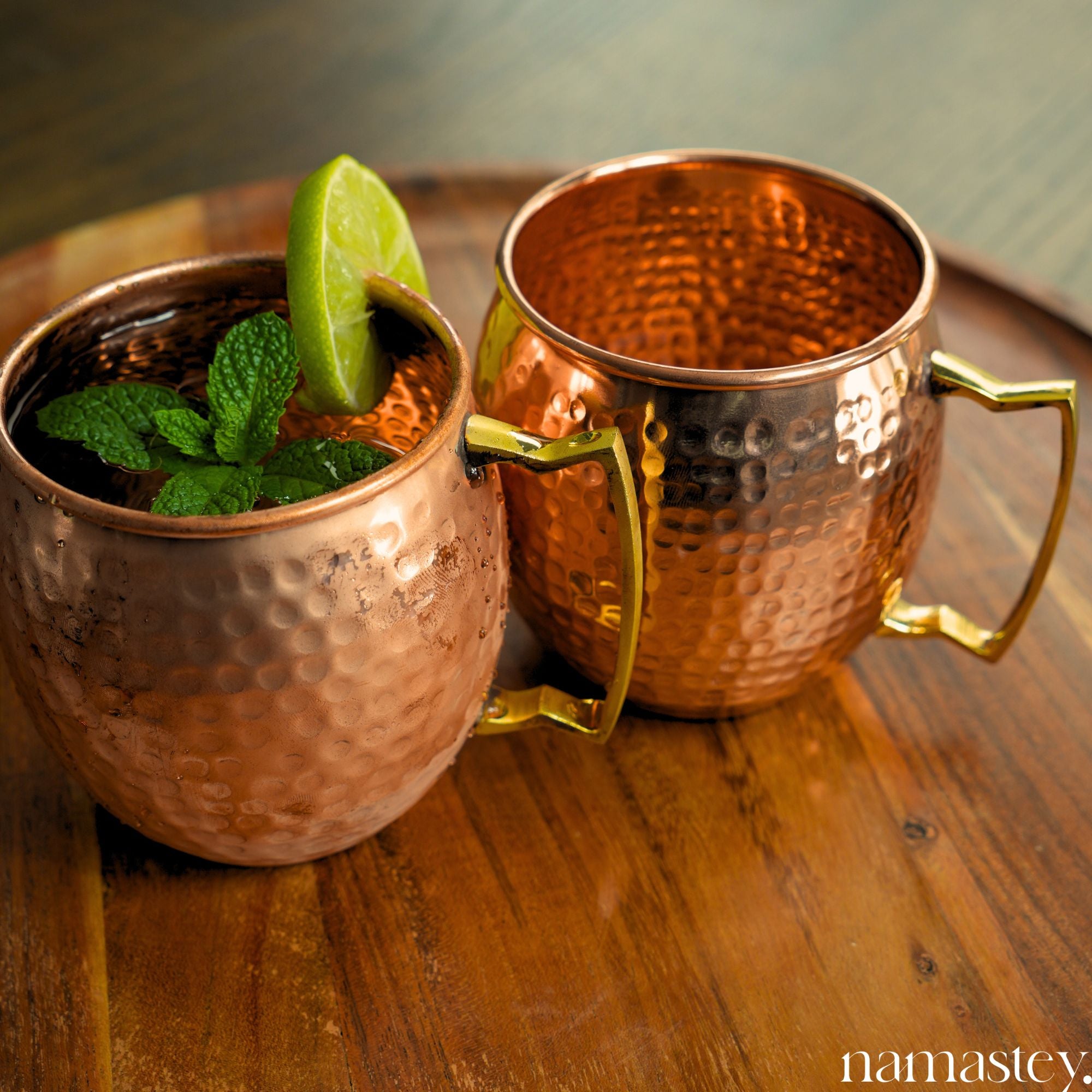 Dazzling Copper Mule Mugs for Cocktails and Beverages | Drinks Mule Mugs, 2 Pieces