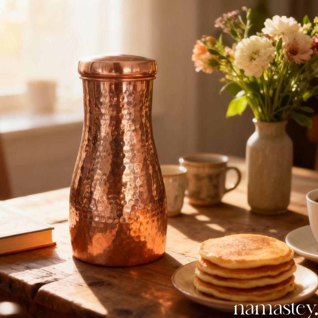 Hammered Pure Copper Carafe (950 mL)