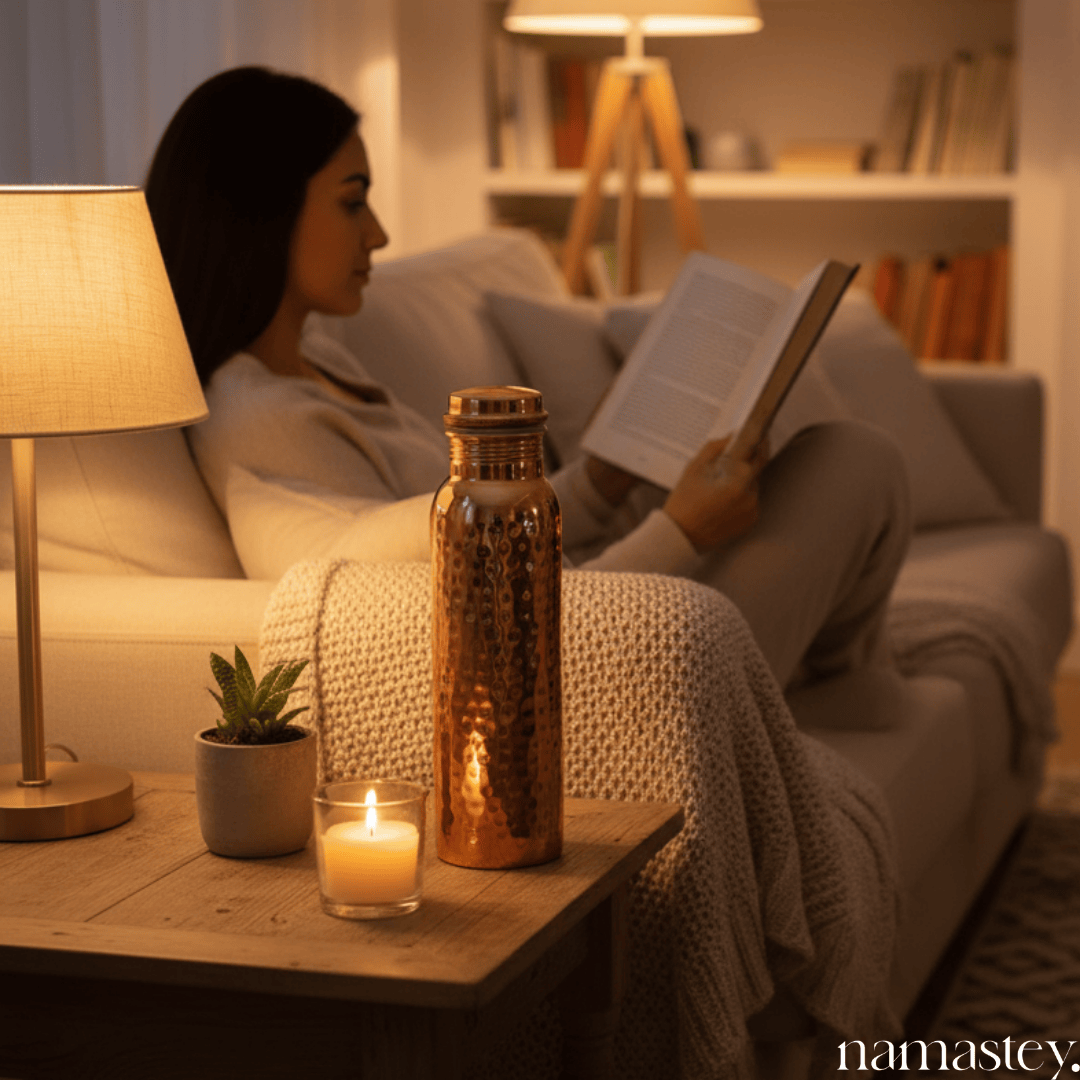 The Classic Hammered Copper Bottle (950ml)