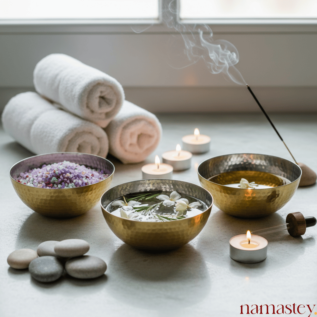 Gleaming Brass Bowls | Serving Brass Bowls, 2 Pieces