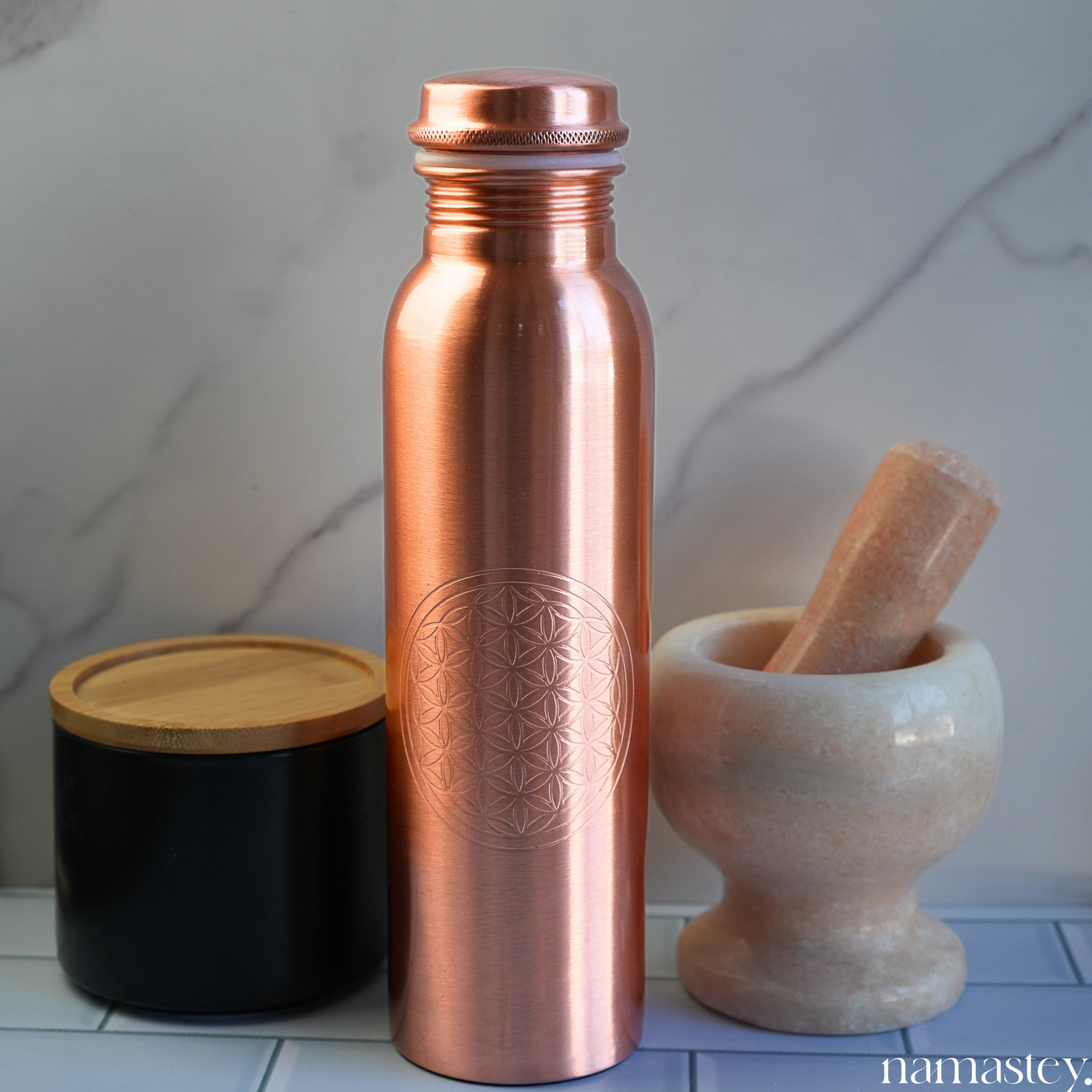 The Matte Artisan Copper Bottle (950ml)