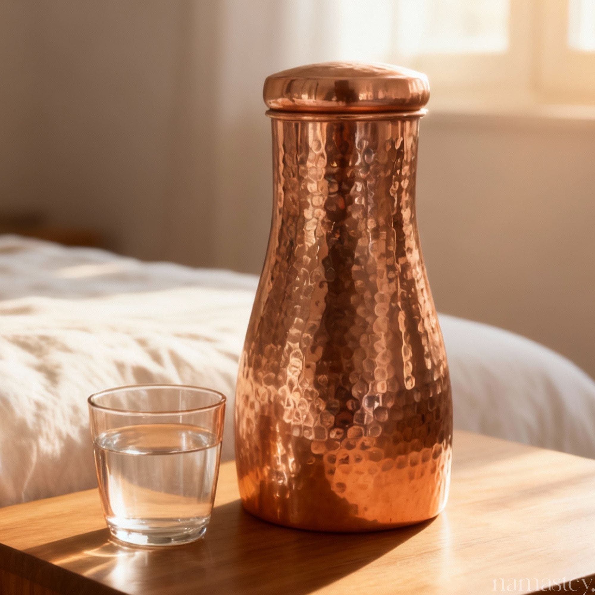 Hammered Pure Copper Carafe (950 mL)