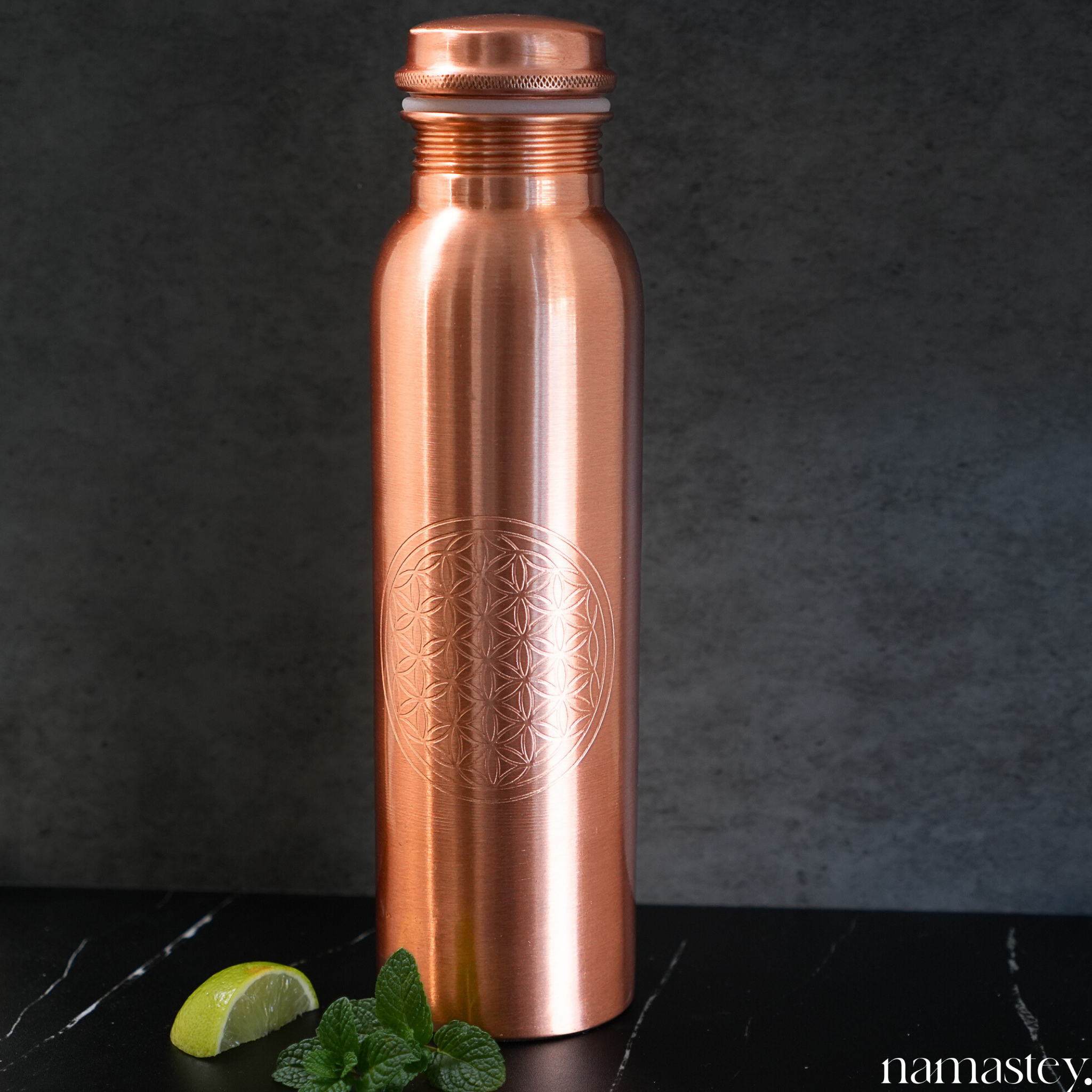 The Matte Artisan Copper Bottle (950ml)