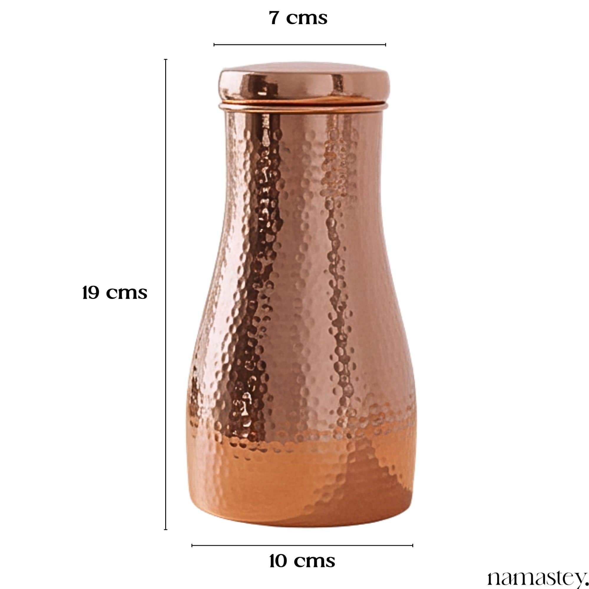 Hammered Pure Copper Carafe (950 mL)