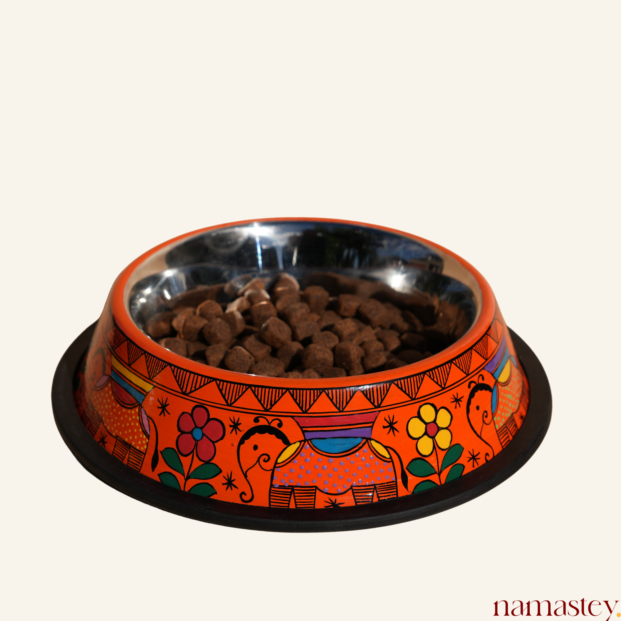 The Festival Pop – Handpainted Pet Bowl