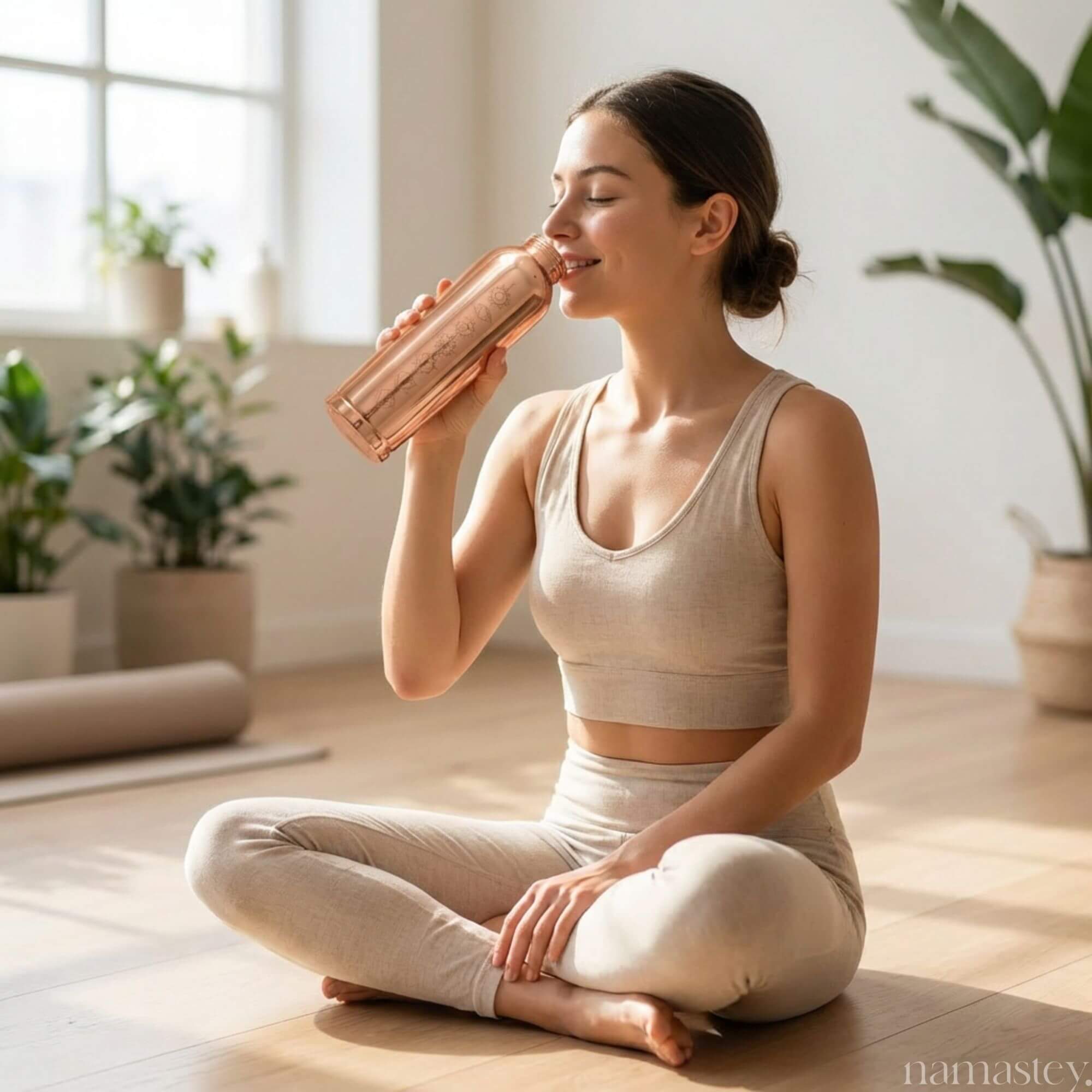 The Chakhra Copper Water Bottle (950ml)