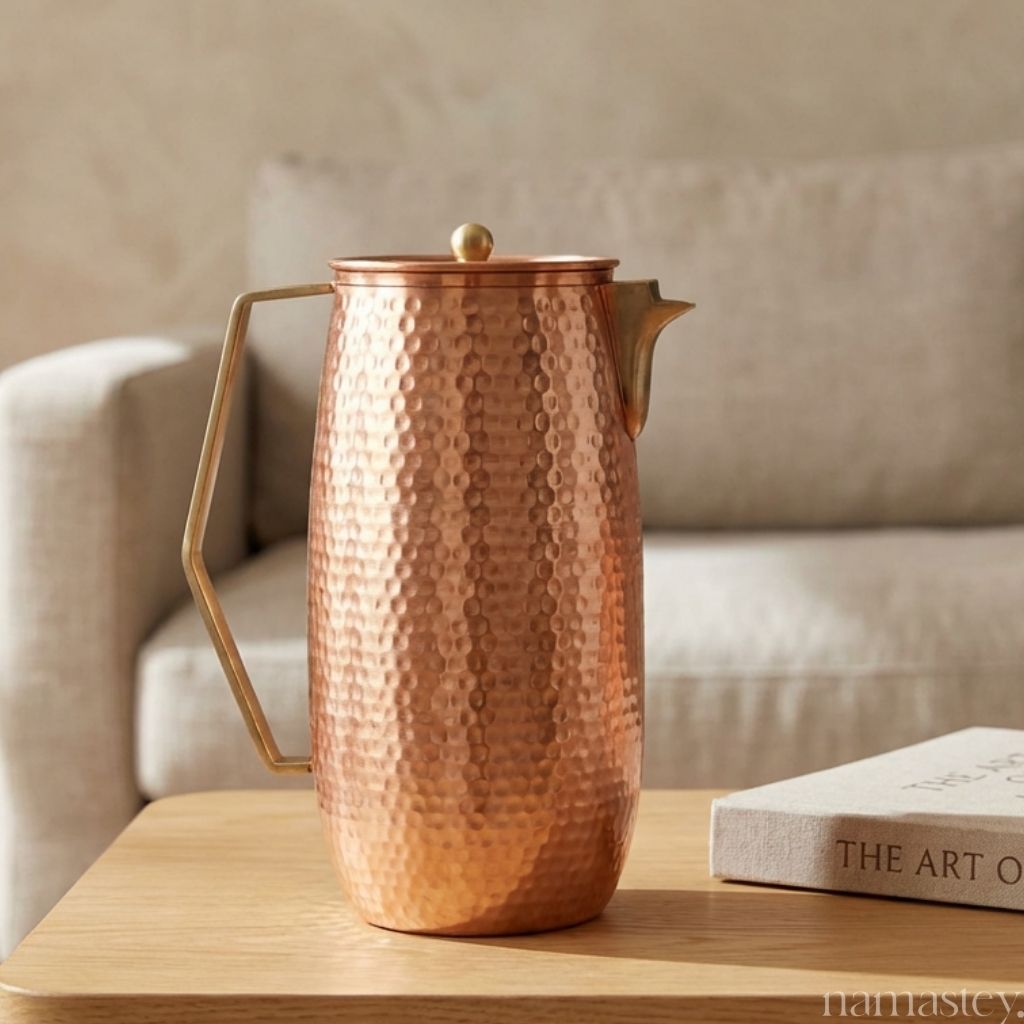 Tānbā Hammered Copper Jug (1.5 L)