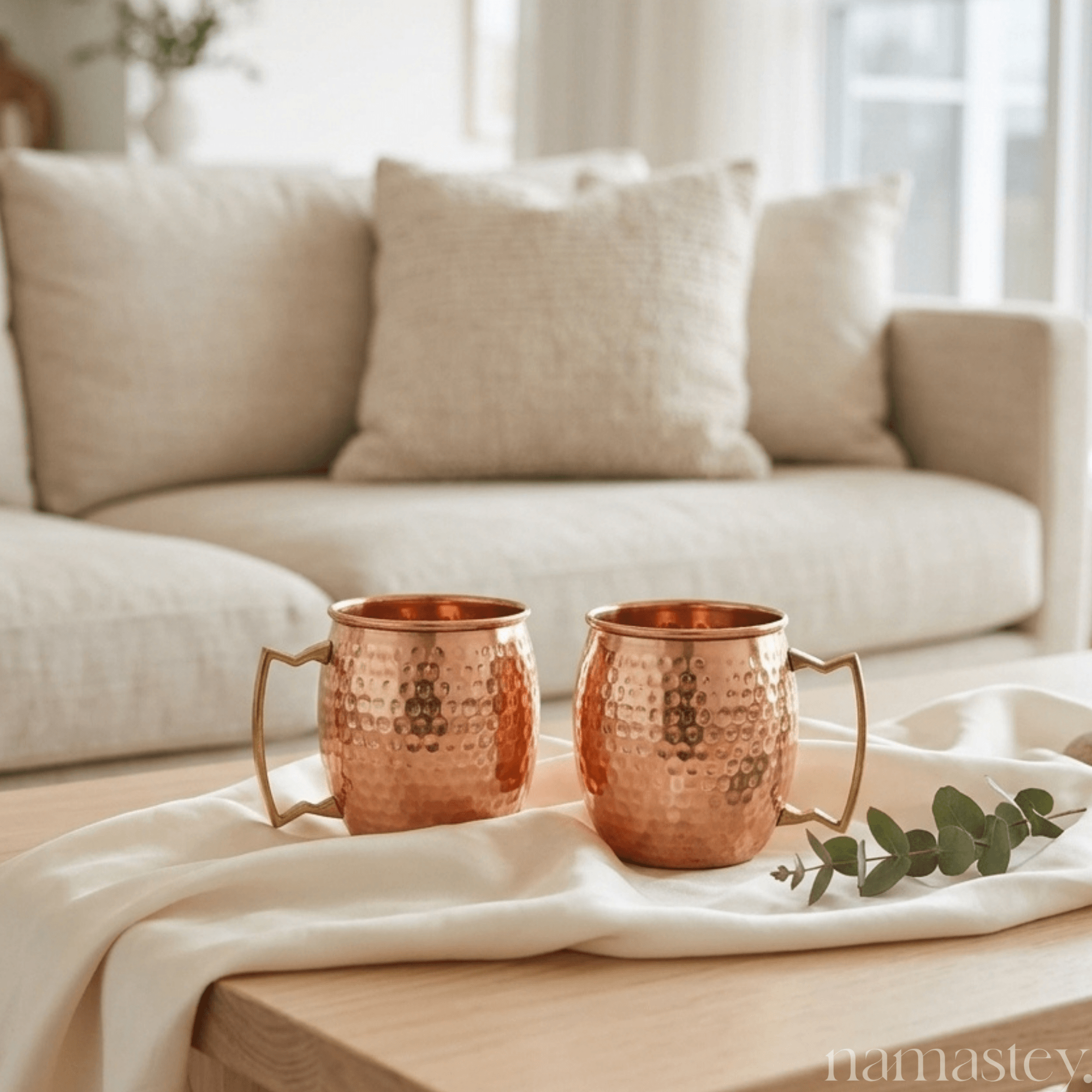 The Daily Ritual Set — Copper Bottles + Mule Mugs Bundle