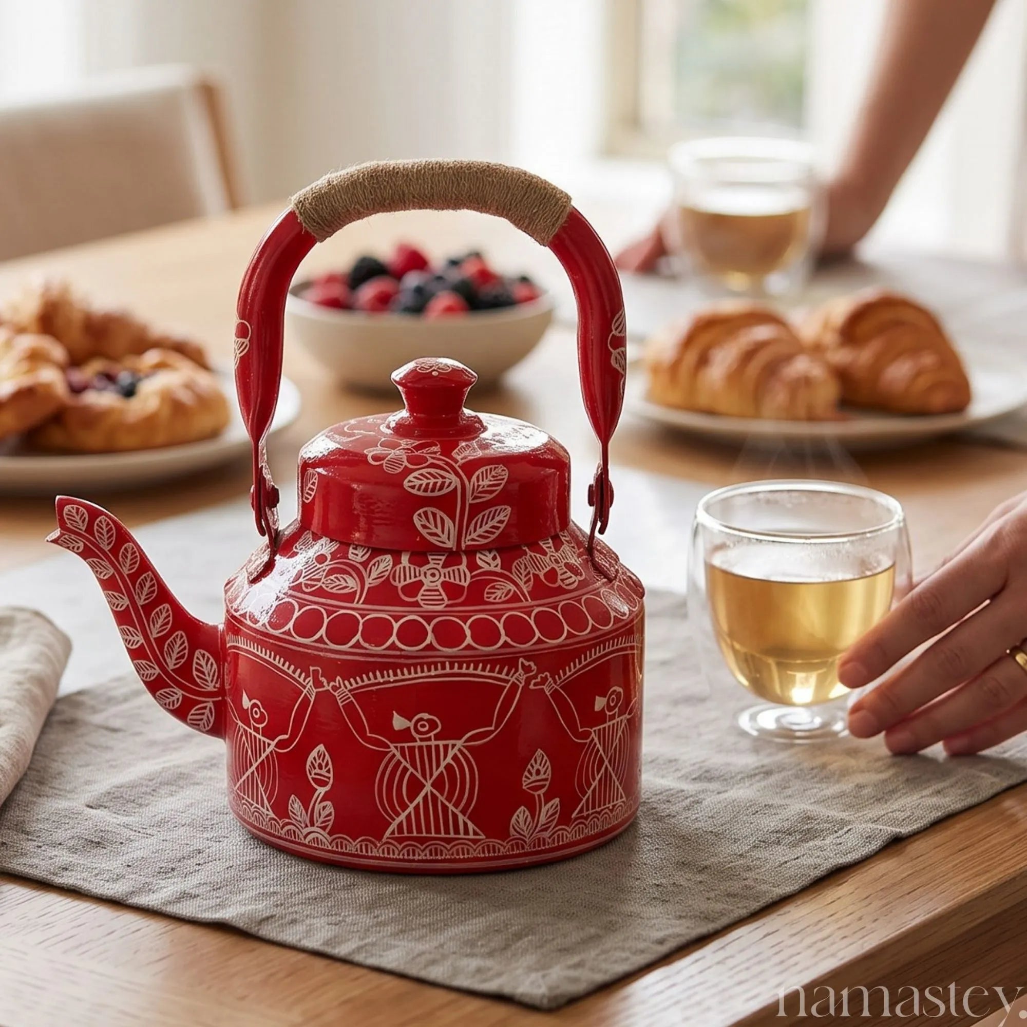 Bloody Mary – Handpainted Stainless Steel Tea Kettle (1L)