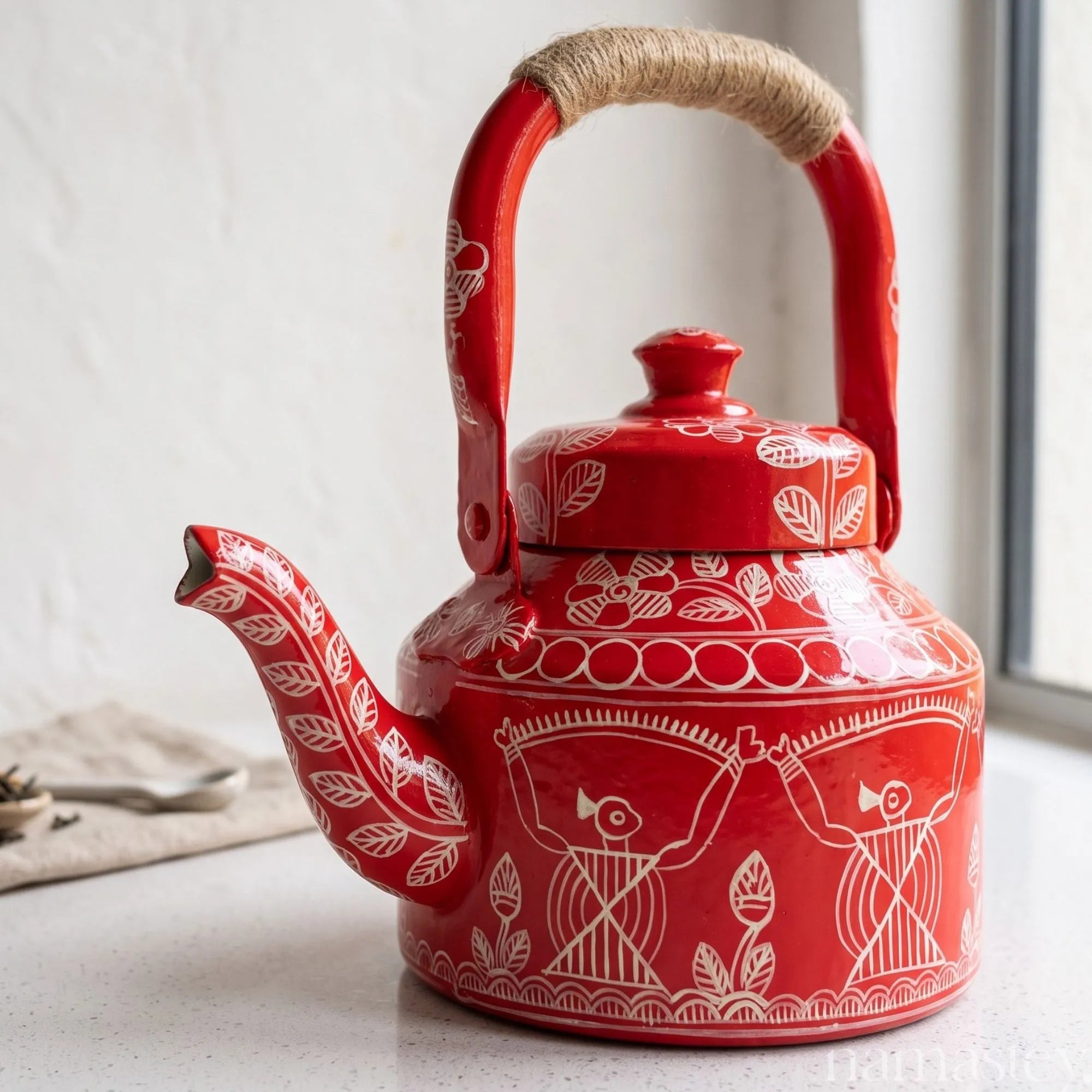 Bloody Mary – Handpainted Stainless Steel Tea Kettle (1L)