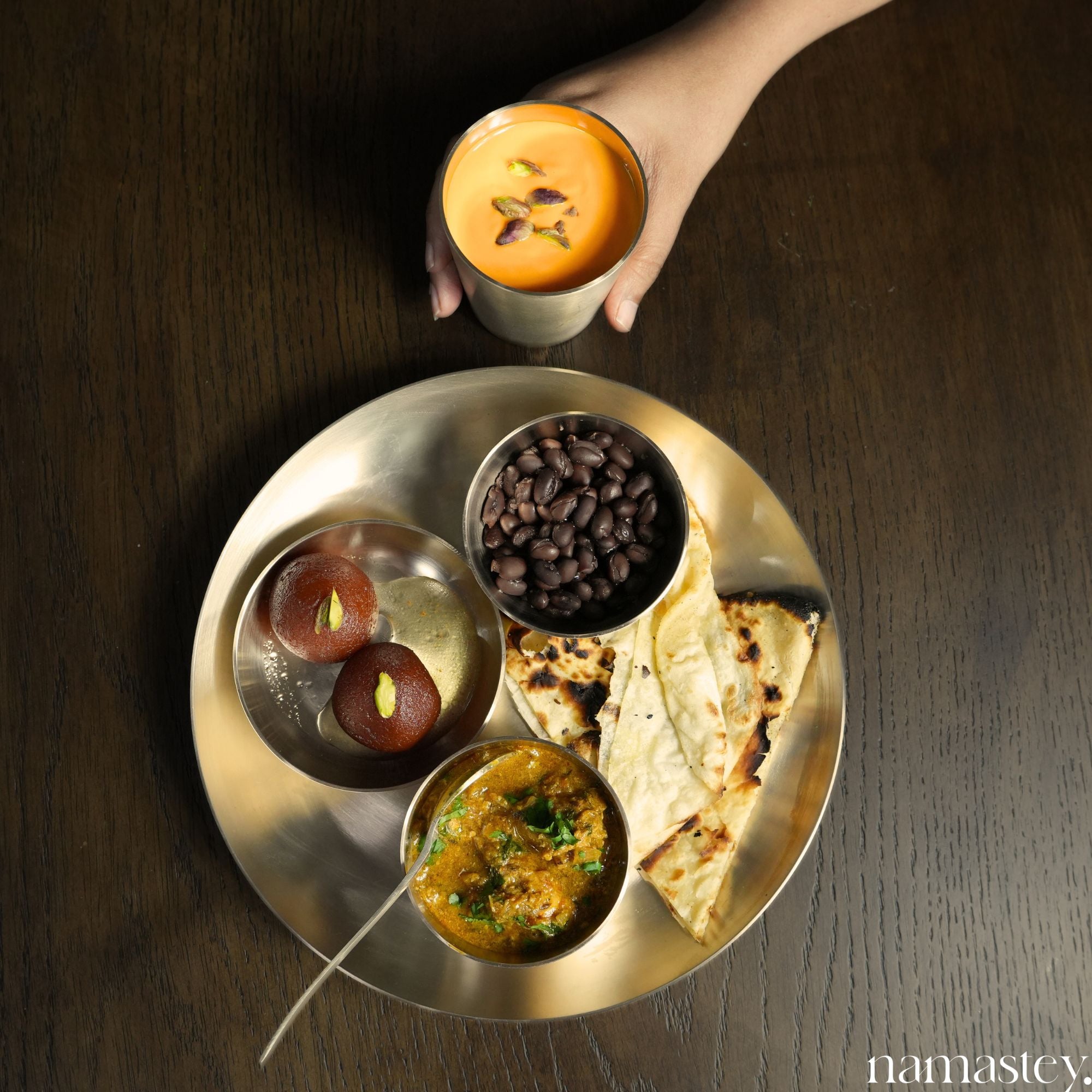 Timeless Kansa Thali Set | Pure Bronze Dinnerware (Handcrafted in India)