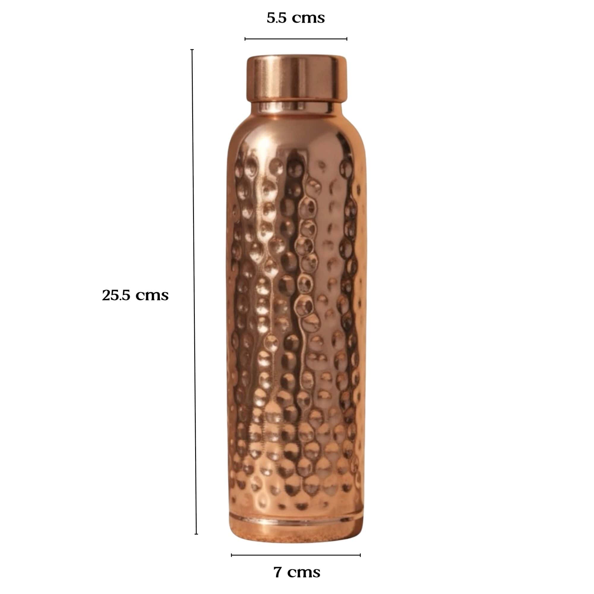 The Classic Hammered Copper Bottle (950ml)