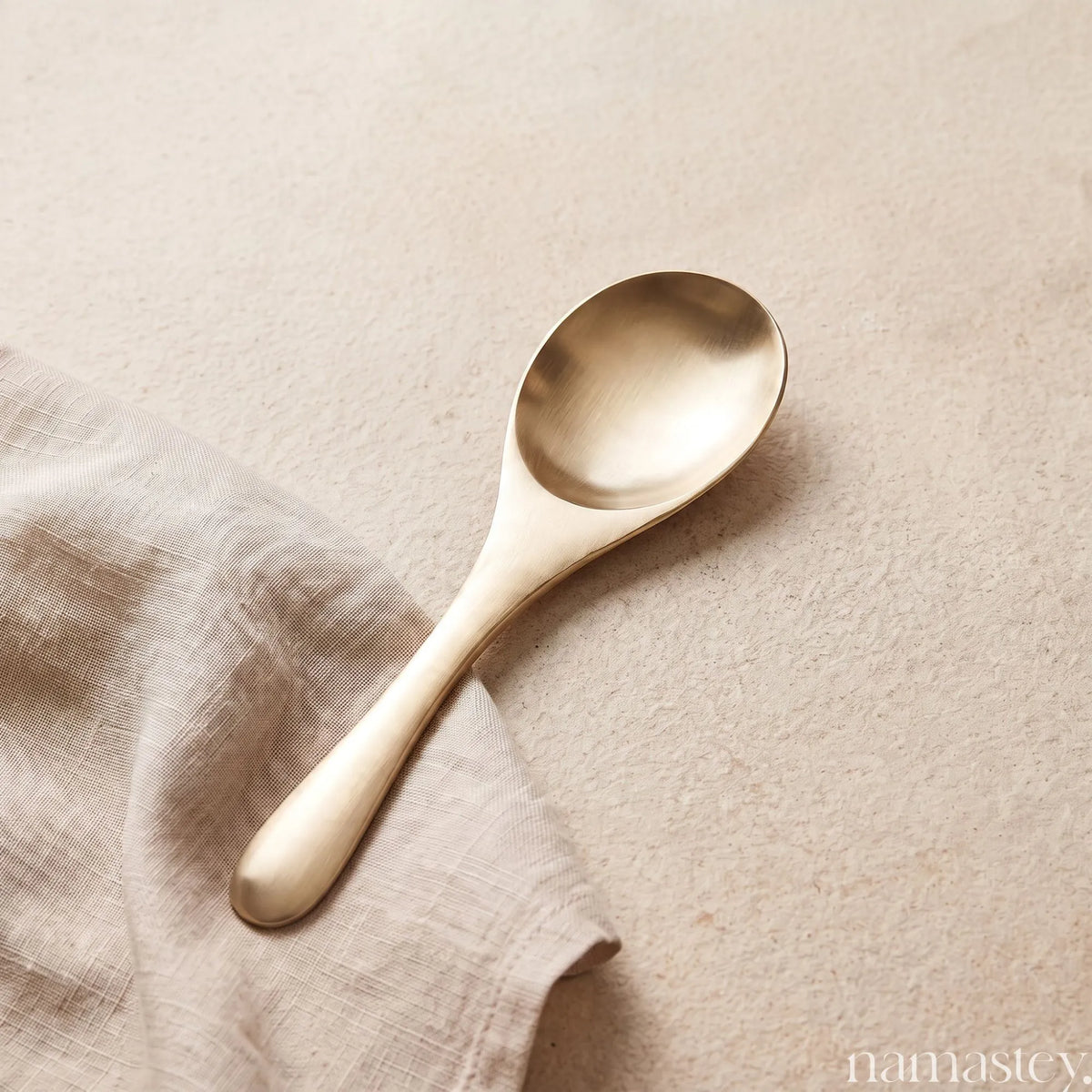 Kansa Classic Serving Set | Bronze Set With 3 Serving Spoons