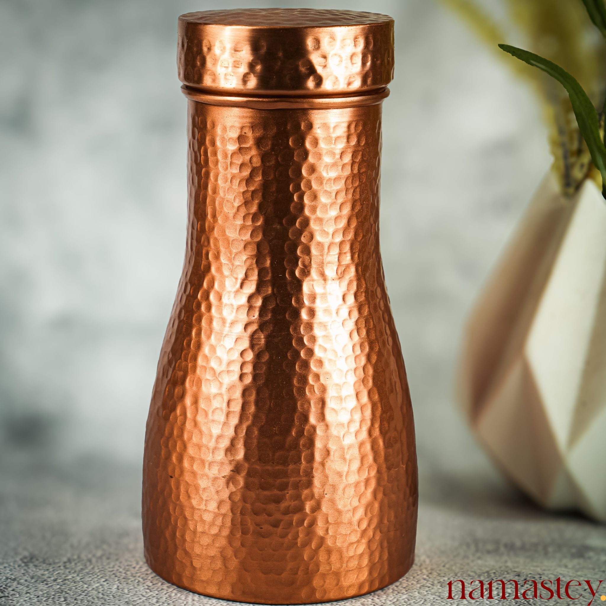 Copper Carafe Tumbler for Cold Water | Copper Water Bottle, [0.9L]
