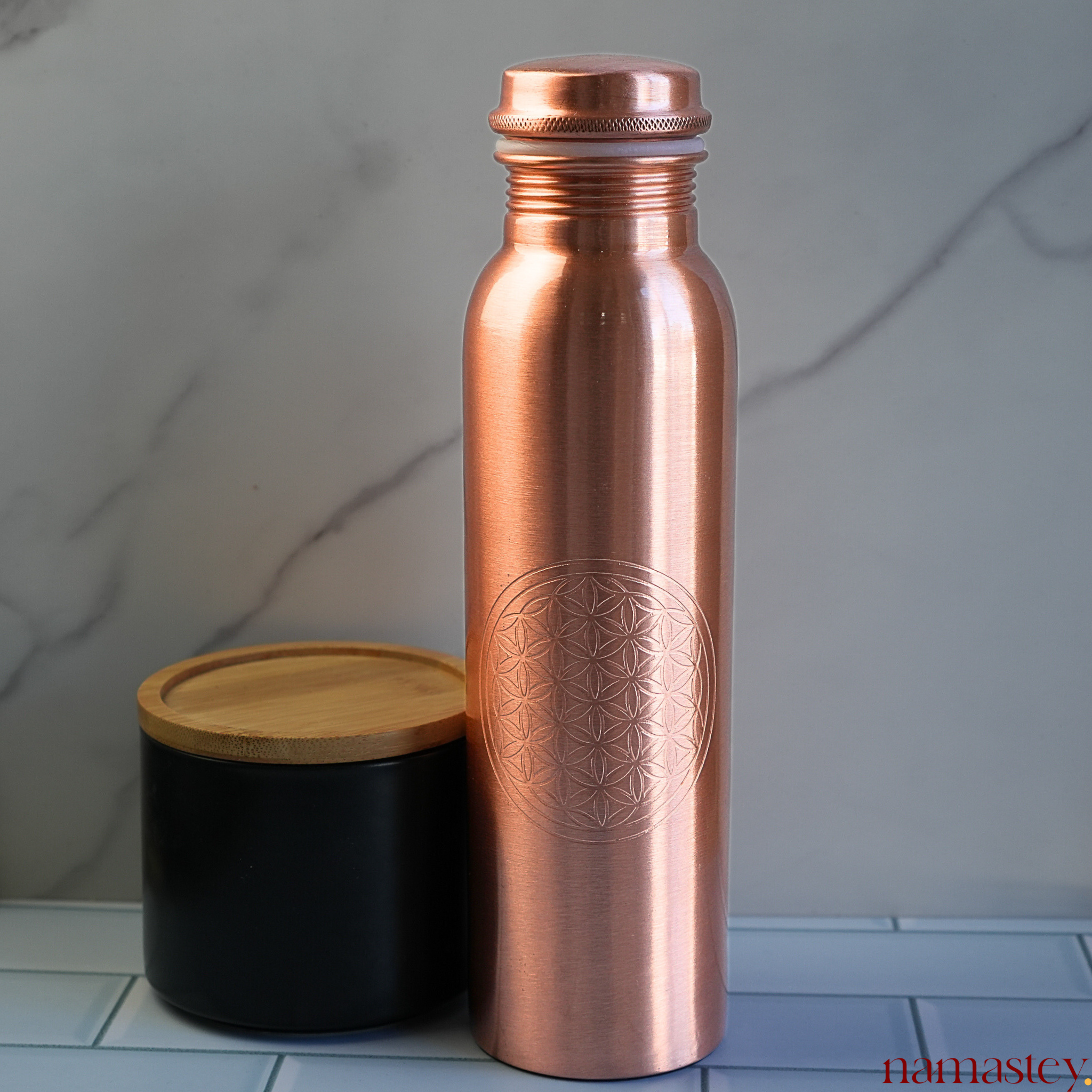The Matte Artisan Copper Bottle (950ml)